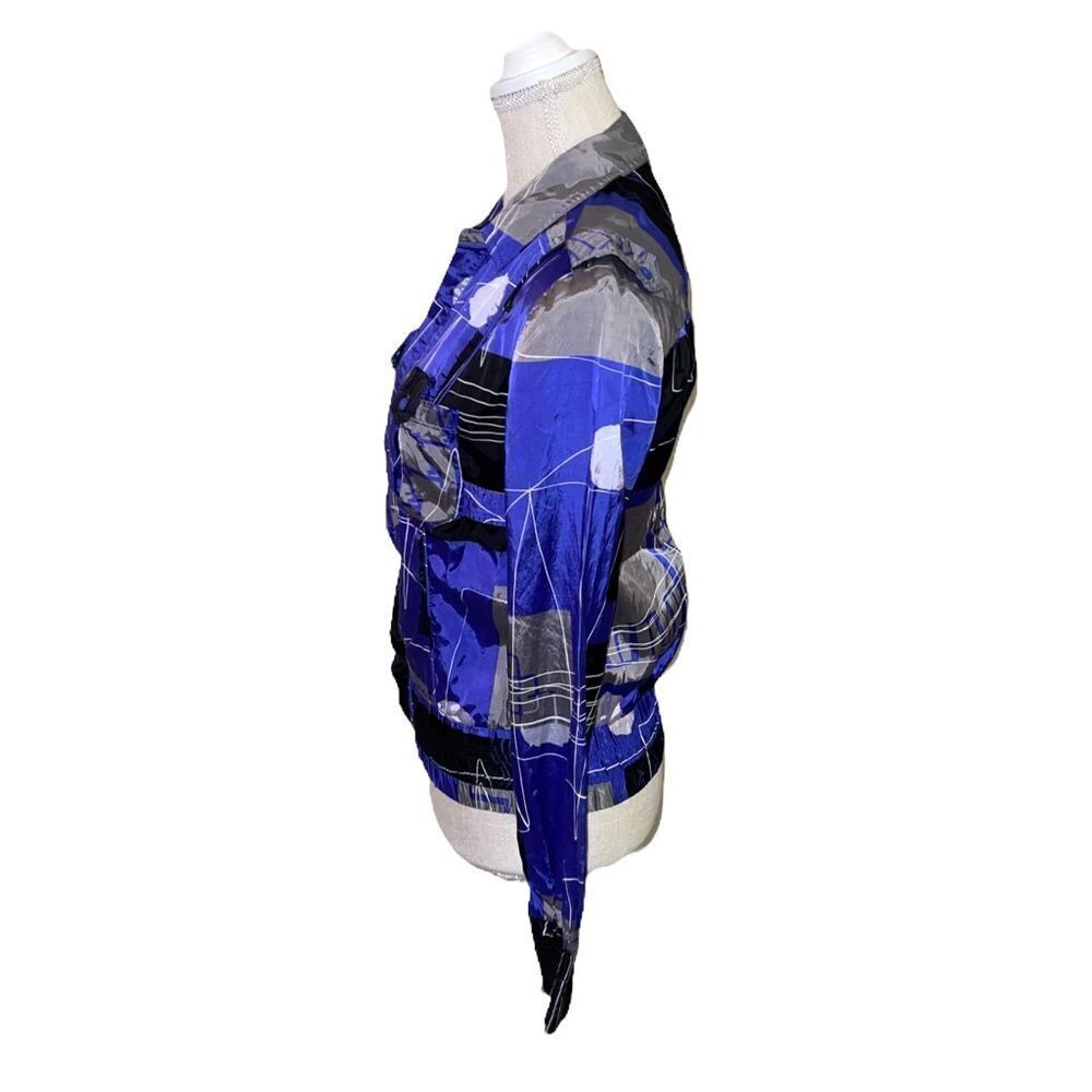 Diesel Retro Geometric Pattern Button Up Top - Picture 7 of 12